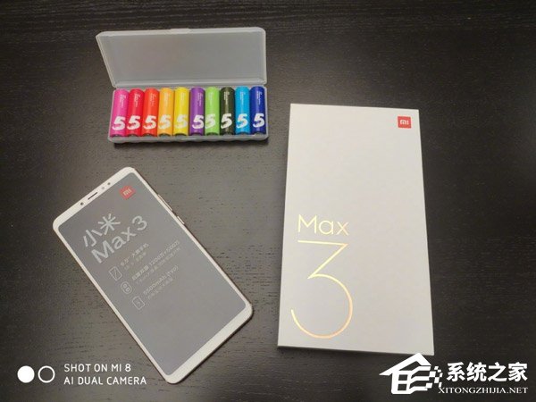 可待机一月?雷军晒出小米Max3真机正面照