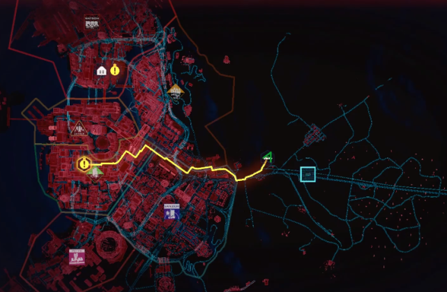 《赛博朋克2077》地图面积是《GTA5》的