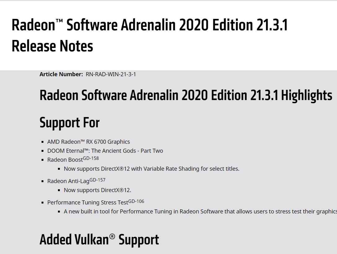 AMD 发布 21.3.1 版显卡驱动更新：新增