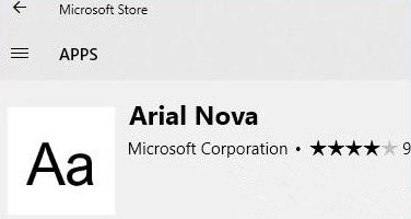 Win10如何从微软商店下载字体?