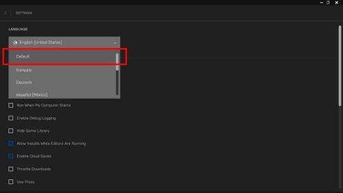 Epic平台如何设置中文?