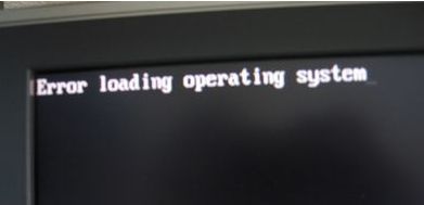 U盘重装Win10系统显示error loading op