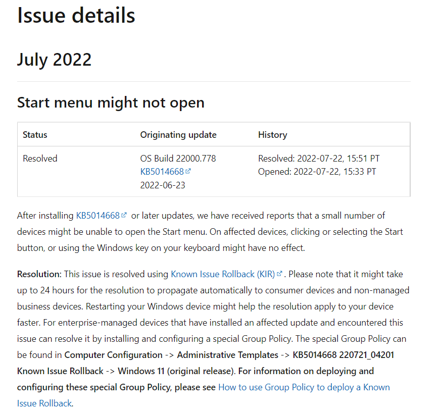 Win11开始菜单出现无法打开!