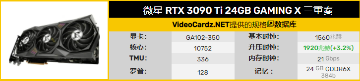 微星宣布定制 GeForce RTX 3090 Ti显卡