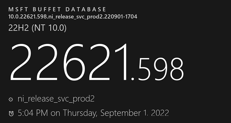 Win11 22621.598/22622.598(KB5017390