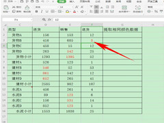 如何在Excel中提取标同一颜色的数据？