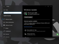 微软：仍将推出Win10非安全修复补丁更新