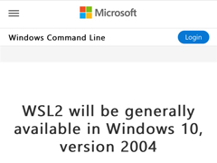 报道称Win10 2004将迎来全新Linux子系统