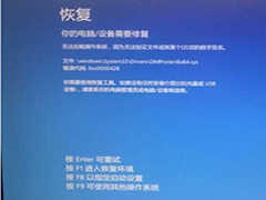 Win10系统蓝屏DMProtectEX64.sys,错误代码0xc0000428解决方法