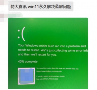 Win11永久解决蓝屏问题？！全部转换成绿屏！