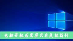 笔记本电脑开机黑屏只有鼠标指针怎么办？