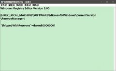 Win10系统如何启用/关闭保留空间？