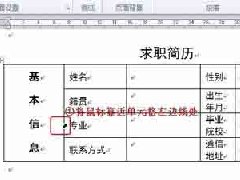 Word文档单个单元格大小怎么调整？