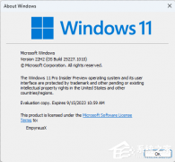 Windows 11 Insider Preview 10.0.25227.1010(rs_prerelease)推送了！用于测试服务通道！