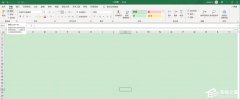 win10 excel背景颜色变成绿色是什么原因？
