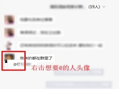 微信电脑版怎么@别人？微信电脑版群里@别人的方法