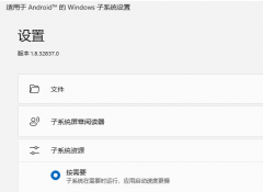 Windows11安卓子系统(wsa)最新版1.8.32837发布了！(附使用方法)