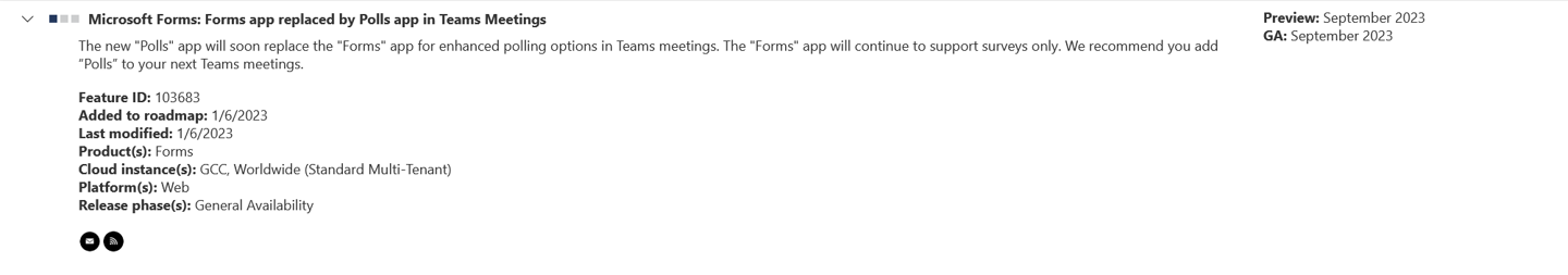 增强投票体验，微软 Teams 今年 9 月将由 Polls 替代 Forms 应用