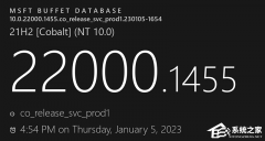 Win11 21h2 KB5022287(22000.1455)1月累积更新补丁推送！（附完整更新日志)