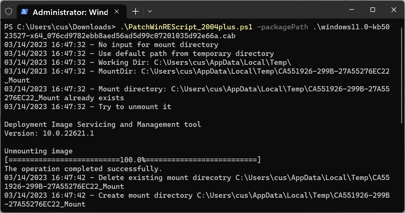 微软发布两个版本新脚本，可修复 WinRE BitLocker 绕过漏洞
