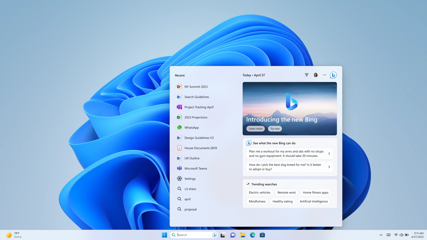 自微软必应集成类ChatGPT功能后！搜索首次突破1亿日活跃用户