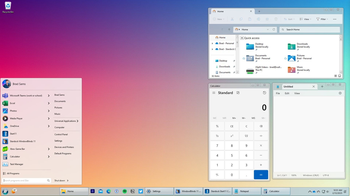 美化工具 WindowBlinds 11 上架 Steam，可将 Win11 修改为 Win95 风格