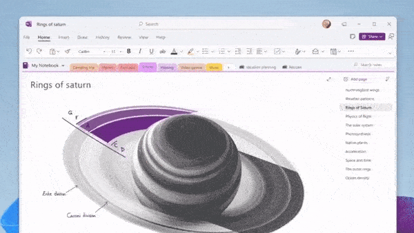 Windows 版 OneNote 笔记应用现支持切换垂直和水平选项卡特性
