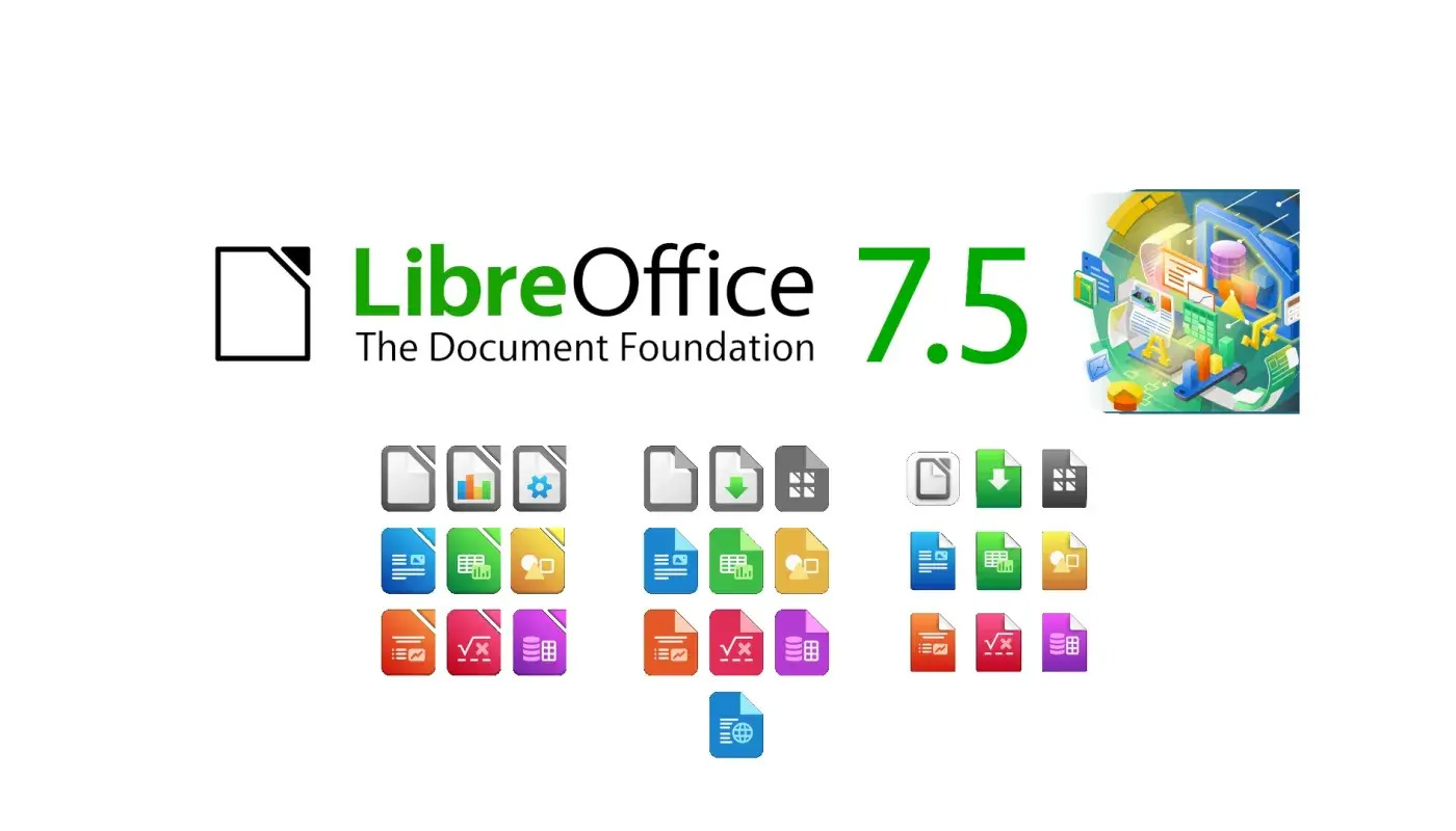 LibreOffice 7.5.1 发布：修复 92 处错误，引入深色模式，附下载！